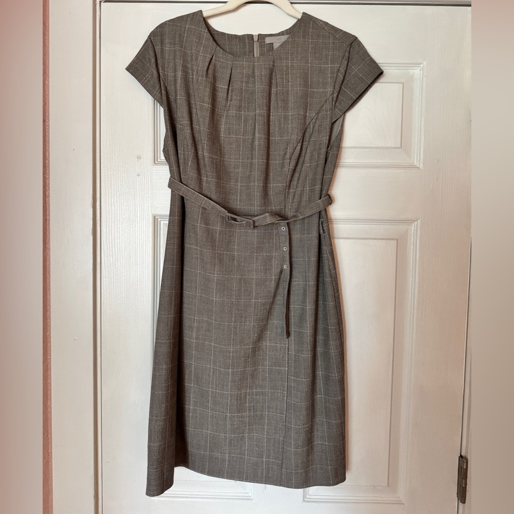 H&M Greige Work Dress